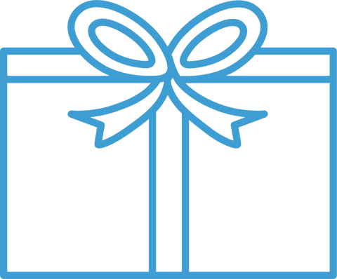 transparent blue gift box with ribbon for celebrations and events - Download Free Stock Videos Pikwizard.com