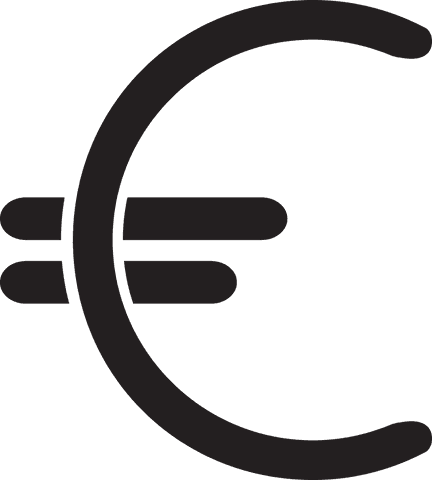 Large Transparent Euro Symbol for Finance Themes - Download Free Stock Videos Pikwizard.com