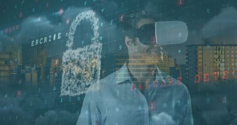Virtual Reality and Cyber Security Innovation - Download Free Stock Images Pikwizard.com