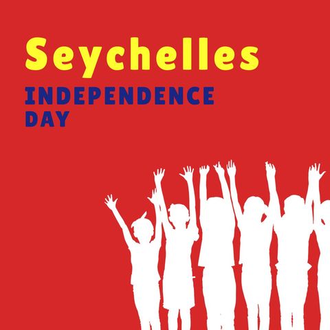 Celebrating seychelles independence day with joyful children