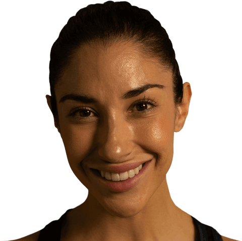 Healthy Smiling Woman on Transparent Background