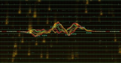 Futuristic Financial Dashboard with Holographic Graphs