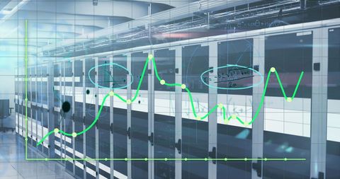Data Analytics and Technology in High-Tech Server Room - Download Free Stock Images Pikwizard.com