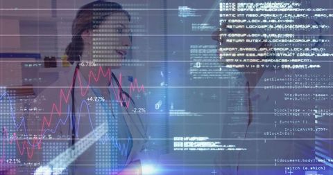 Doctor Analyzing Data with Digital Health Innovation