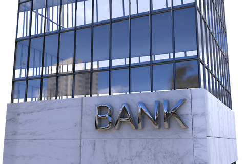 modern bank building with glass exterior and transparent background - Download Free Stock Videos Pikwizard.com