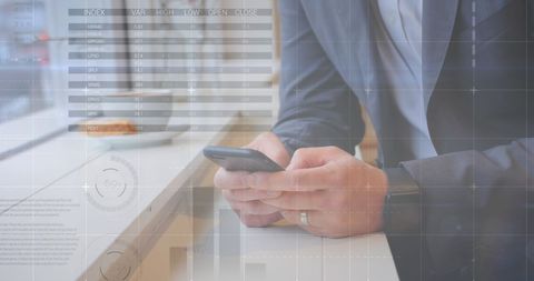 Businessman Analyzing Data Charts on Smartphone - Download Free Stock Images Pikwizard.com