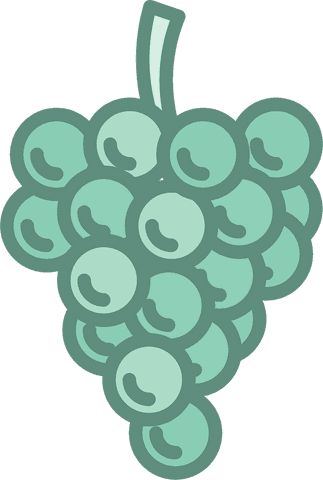 transparent green grapes clipart on white background - Download Free Stock Videos Pikwizard.com
