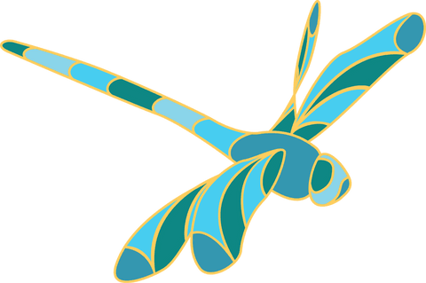 colorful abstract dragonfly illustration with transparent background - Download Free Stock Videos Pikwizard.com