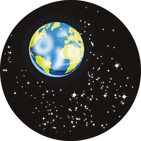 transparent vector illustration of globe in starry space - Download Free Stock Videos Pikwizard.com