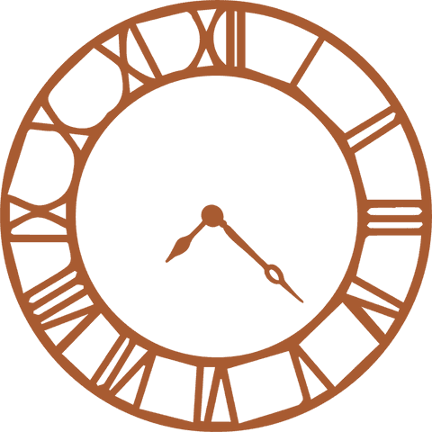 transparent copper roman numeral vintage clock face design - Download Free Stock Videos Pikwizard.com