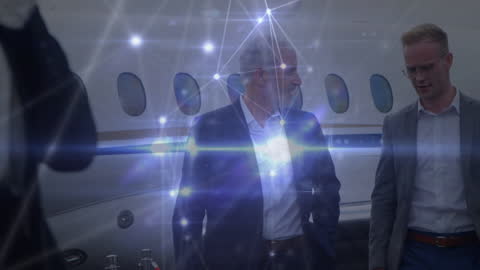 Business Strategy with Digital Network Overlay at Airport