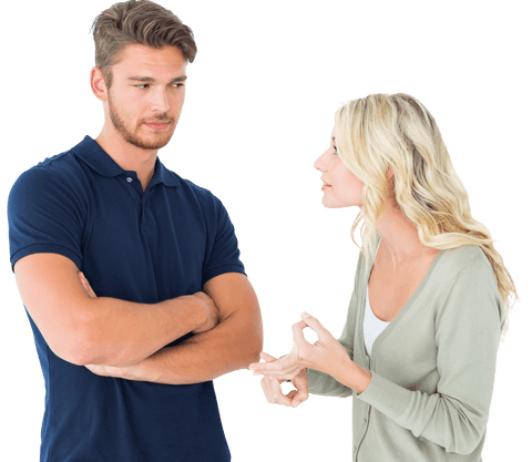 Transparent Young Couple Arguing Communication Struggle - Download Free Stock Videos Pikwizard.com