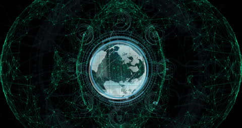 Data Protection and Cyber Security Concept with Digital World