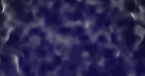 Abstract Wavy Digital Dots on Deep Blue Background - Download Free Stock Images Pikwizard.com