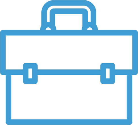 blue outlined school bag icon on transparent background - Download Free Stock Videos Pikwizard.com