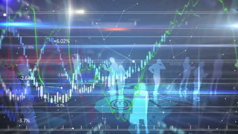 Digital Finance Analysis with Human Figures and Data Interconnecting