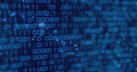 Binary Code Digital Technology Background