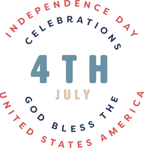 patriotic 4th of july transparent typography illustration - Download Free Stock Videos Pikwizard.com