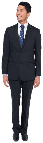 caucasian businessman smiling in suit on transparent background - Download Free Stock Videos Pikwizard.com