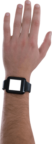 hand displaying transparent smart watch design concept - Download Free Stock Videos Pikwizard.com