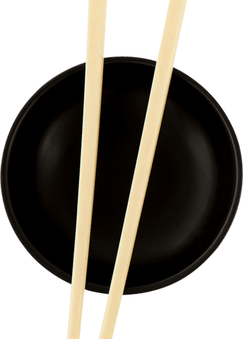 chopsticks across black bowl on transparent background illustration - Download Free Stock Videos Pikwizard.com
