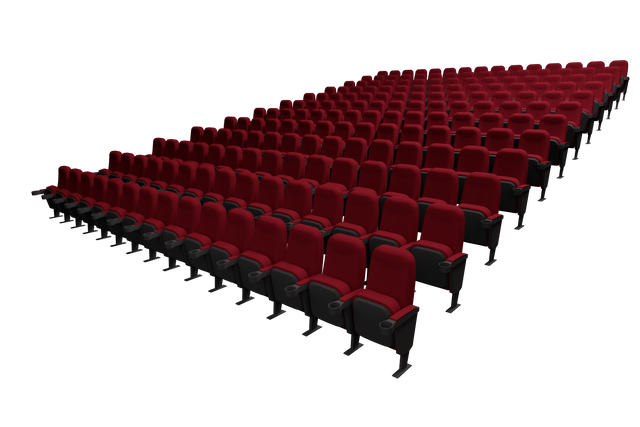 High Angle View of Transparent Background Empty Red Theater Chairs - Download Free Stock Videos Pikwizard.com