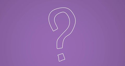 minimalist question mark on purple background - Download Free Stock Images Pikwizard.com