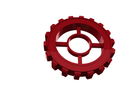 Red Cog Illustration on Transparent Background for Engineering Concepts - Download Free Stock Videos Pikwizard.com