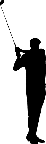 Silhouette of Golf Player on Transparent Background - Download Free Stock Videos Pikwizard.com