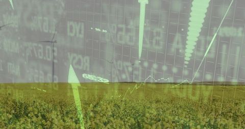 Agricultural field overlays with financial growth analytics