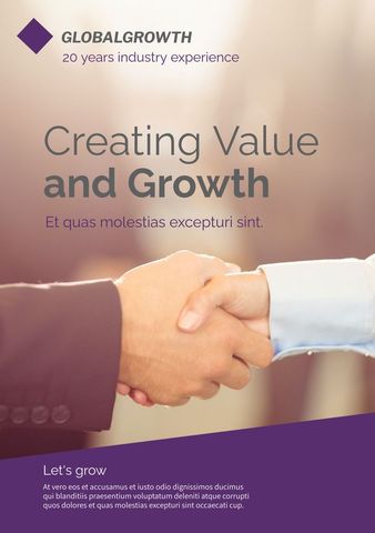 Business Success Handshake Signifying Trust and Growth - Download Free Stock Templates Pikwizard.com