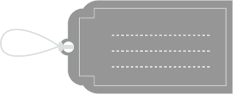 Transparent Background Gray Tag Vector with Copy Space - Download Free Stock Videos Pikwizard.com