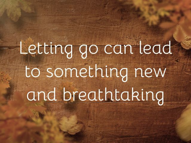 Inspirational Autumn Leaves Background with Motivational Quote on New Beginnings - Download Free Stock Videos Pikwizard.com