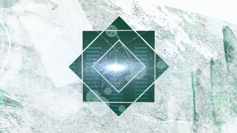 Abstract Geometric Design with Plexus Technology Elements