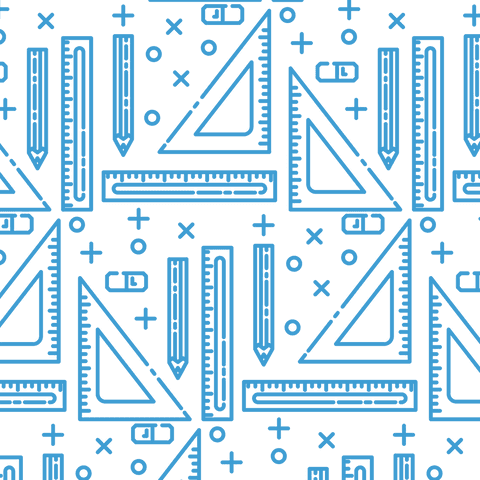 Blue School Equipment Pattern on Transparent Background - Download Free Stock Videos Pikwizard.com