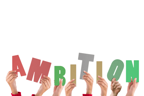 Hands Holding Ambition Text on Transparent Background - Download Free Stock Videos Pikwizard.com