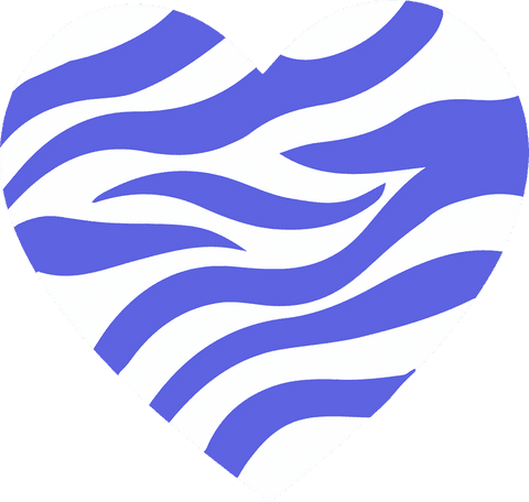 Abstract Zebra Stripes Heart Shape on Transparent Background - Download Free Stock Videos Pikwizard.com