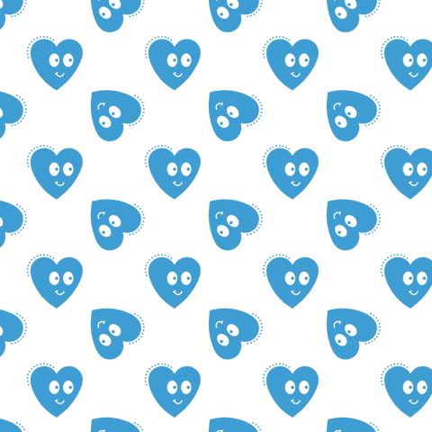 Translucent Blue Heart Pattern on Clear Background - Download Free Stock Videos Pikwizard.com
