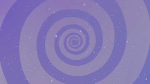 Hypnotic Blue Swirl with Floating Particles