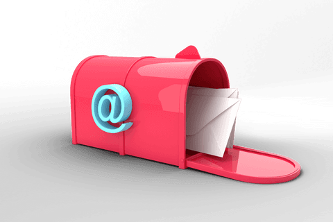 digital mailbox with at symbol on transparent background vector - Download Free Stock Videos Pikwizard.com