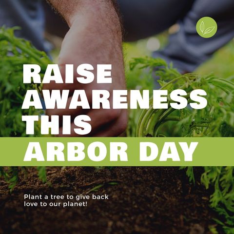 arbor day awareness promotion with gardening activity - Download Free Stock Templates Pikwizard.com