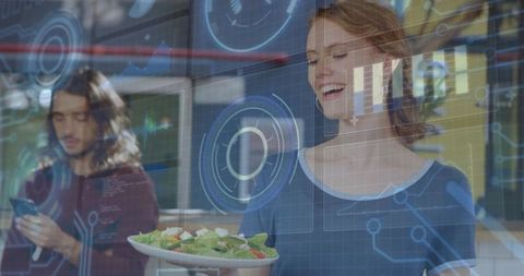 Future Workplace with Digital Interface and Healthy Lifestyle