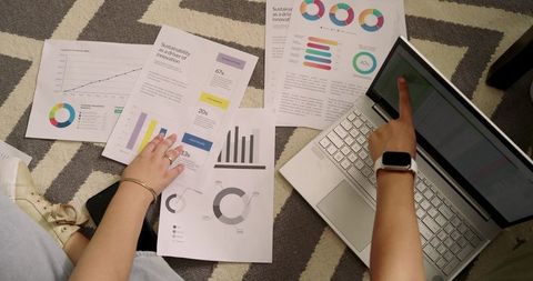 Collaborative Data Analysis Team Engaged in Strategic Brainstorming