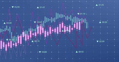 Financial Data Analysis on Blue Digital Interface - Download Free Stock Images Pikwizard.com