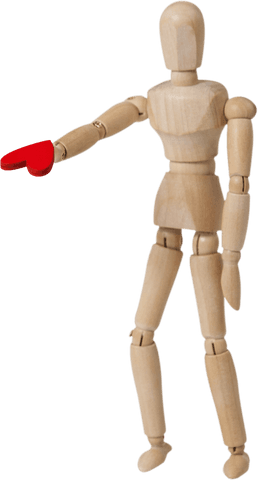 Wooden Figurine Offering Symbolic Heart Gesture on Transparent Background - Download Free Stock Videos Pikwizard.com