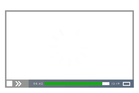 digital media player loading screen on transparent background - Download Free Stock Videos Pikwizard.com