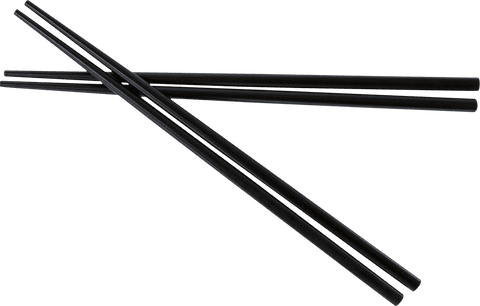 transparent black chopsticks close-up on white background - Download Free Stock Videos Pikwizard.com