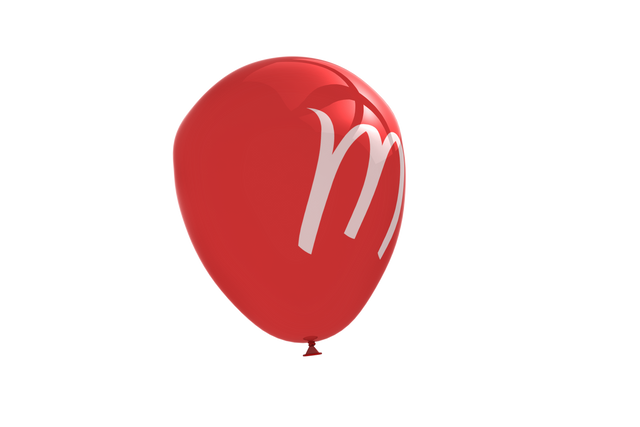 Red Balloon with Letter M on Transparent Background - Download Free Stock Videos Pikwizard.com