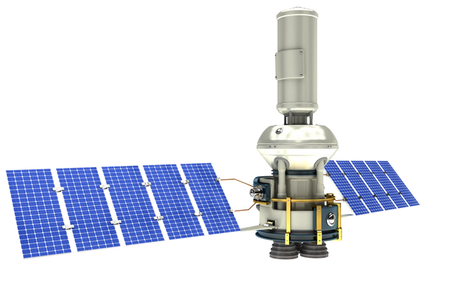 3D Transparent Modern Solar Power Satellite with Panels - Download Free Stock Videos Pikwizard.com