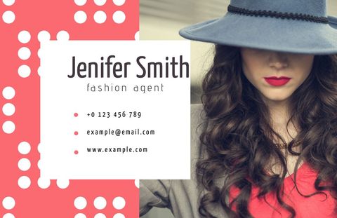 stylish fashion consultant business card template - Download Free Stock Templates Pikwizard.com